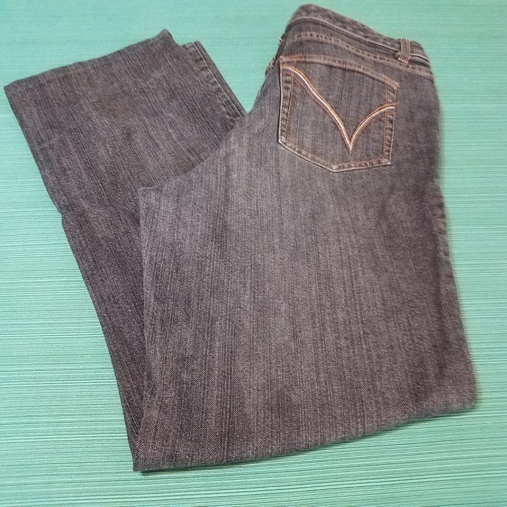 Venezia Yellow Square Women's 1 Bootcut Stretch - Picture 2 of 8